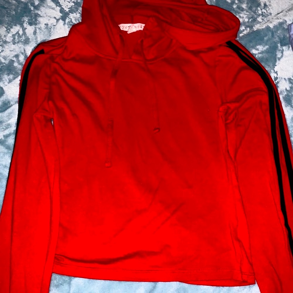 NWOT Red hoodie top